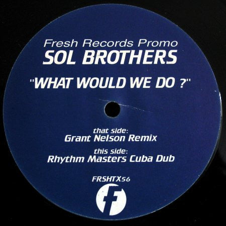 Sol Brothers : What Would We Do? (12", Promo)