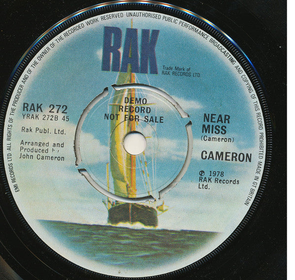 John Cameron (2) : Close Encounters Of The Third Kind (7", Promo)