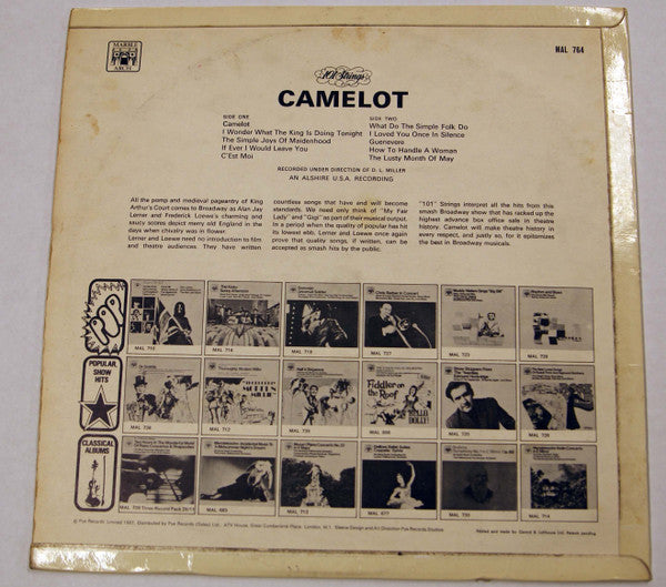 101 Strings : Camelot (LP)