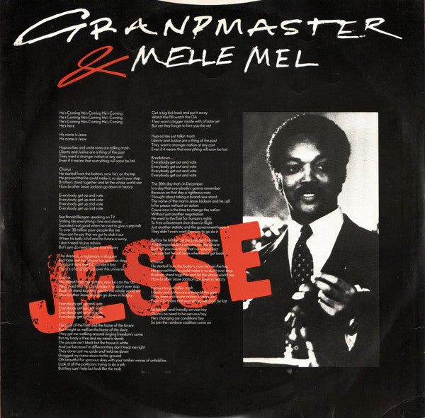 Grandmaster Flash & Melle Mel : Jesse (12")