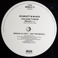Scarlett & Black : You Don't Know (Remix) (12", Promo)