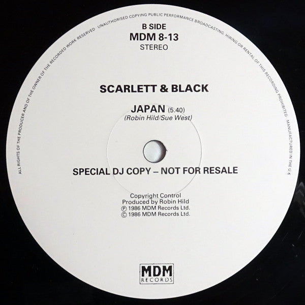 Scarlett & Black : You Don't Know (Remix) (12", Promo)