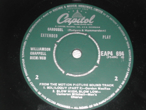 Various : Rodgers And Hammerstein's Carousel (7", EP)