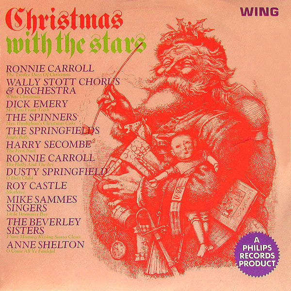 Various : Christmas With The Stars (LP, Comp, Mono)