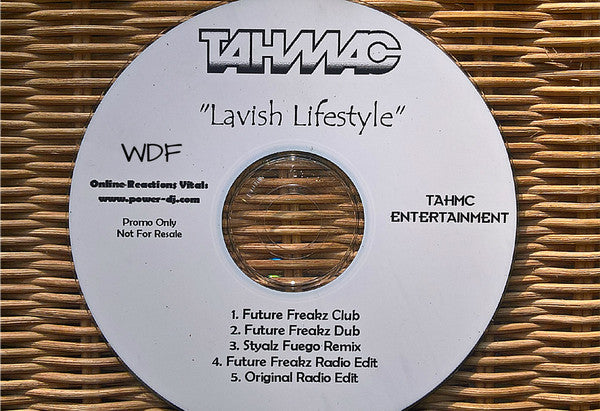 Tah Mac : Lavish Lifestyle (CDr, Single, Promo)