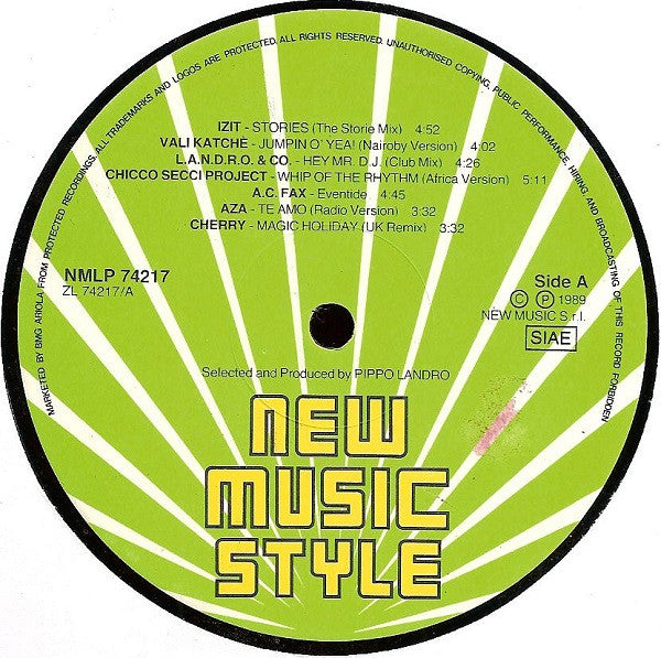 Various : New Music Style (LP, Comp)