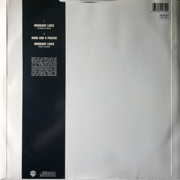 Bee Gees : Ordinary Lives (12", Single)
