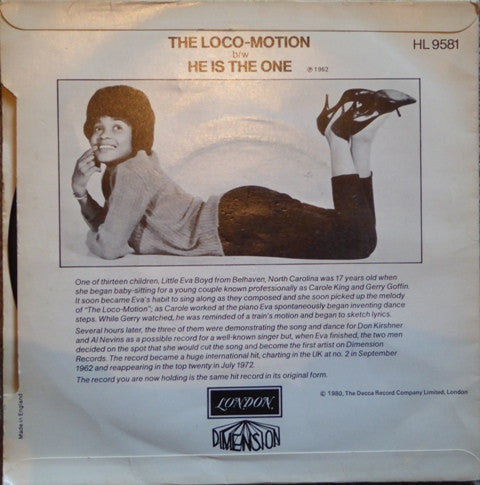 Little Eva : The Loco-Motion (7", RE, Red)