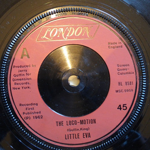 Little Eva : The Loco-Motion (7", RE, Red)