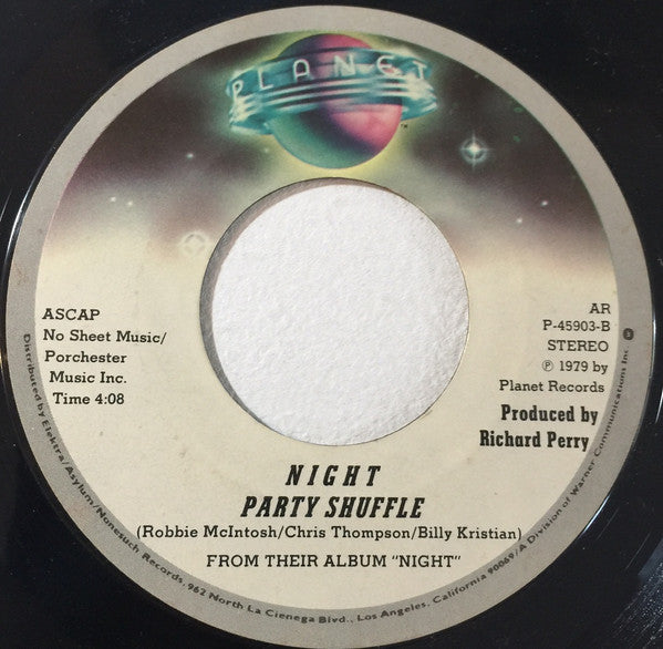 Night : Hot Summer Nights (7", Single, AR)