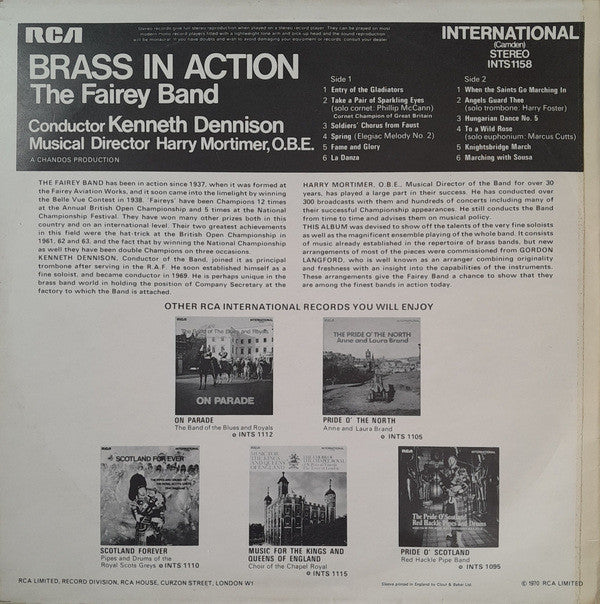 The Williams Fairey Brass Band : Brass In Action (LP)