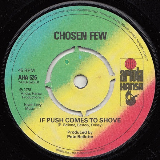 Chosen Few* : Stand By Me (7", Single)