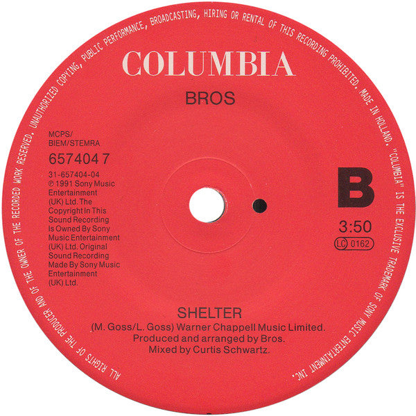 Bros : Try (7", Single, Sol)