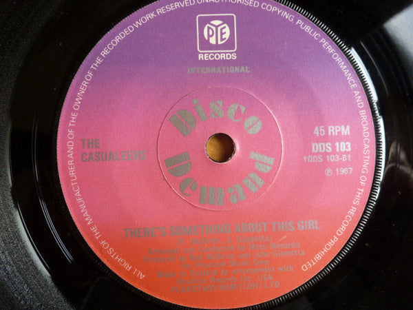 The Casualeers : Dance, Dance, Dance (7", Single, RE, Sol)