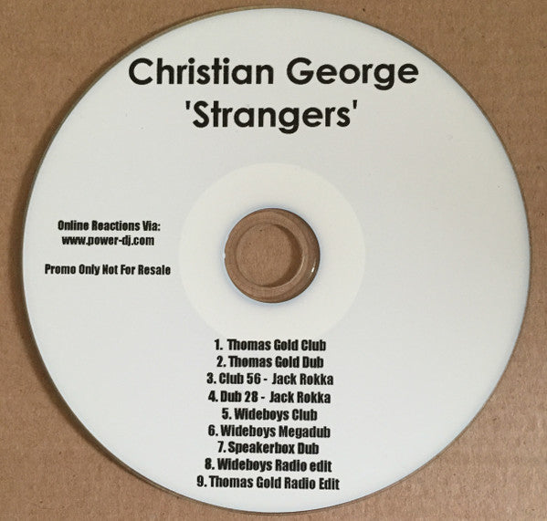 Christian George : Strangers (CDr, Promo)