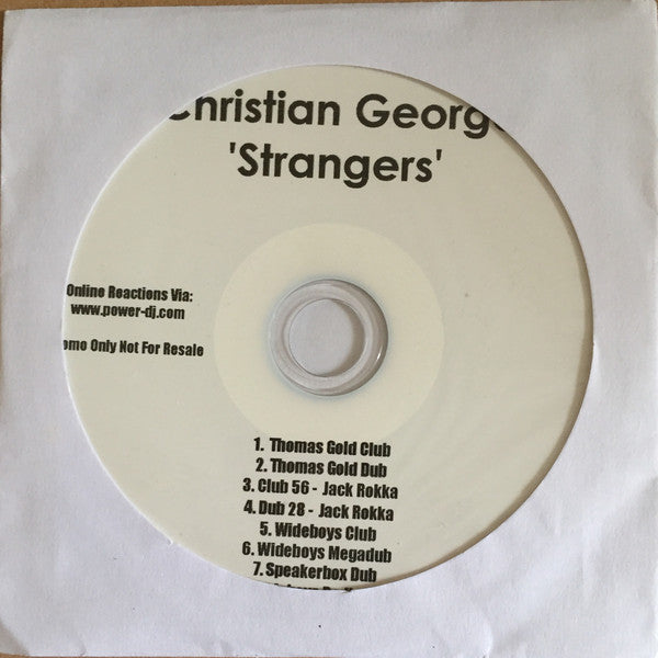 Christian George : Strangers (CDr, Promo)