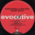 Gambafreaks Feat Paco Rivaz : Instant Replay (12", Single)