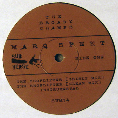 Marq Spekt : The Shoplifter (12")