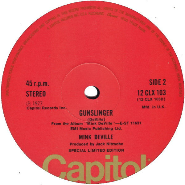 Mink DeVille : Spanish Stroll (12", Single, Ltd, S/Edition)