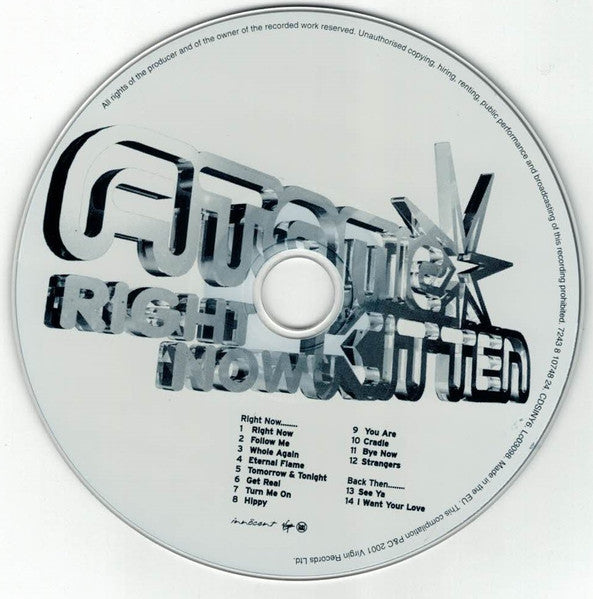 Atomic Kitten : Right Now (CD, Album)