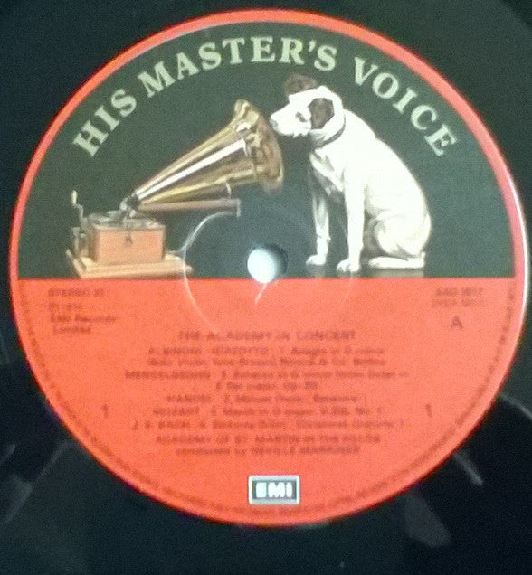 The Academy Of St. Martin-in-the-Fields - Sir Neville Marriner : The Academy In Concert (LP, RE, RP)