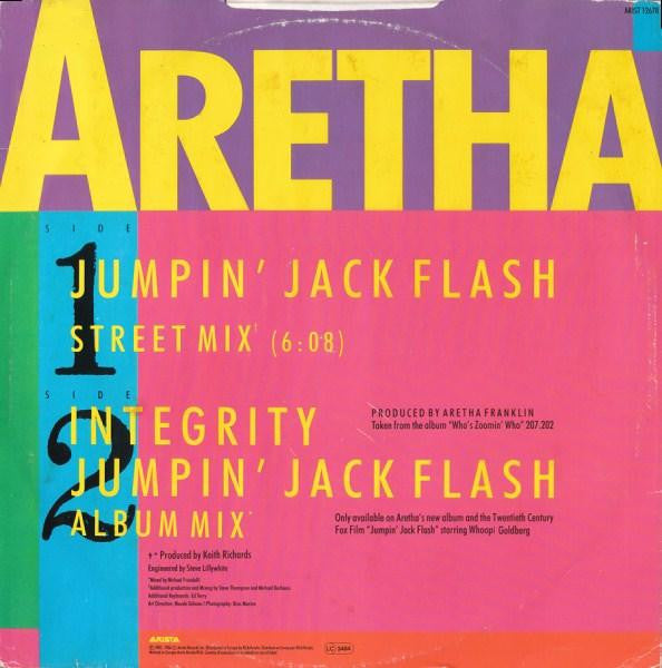 Aretha Franklin : Jumpin' Jack Flash (12", Single)