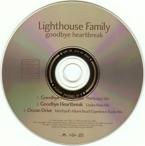 Lighthouse Family : Goodbye Heartbreak (CD, Single, CD1)