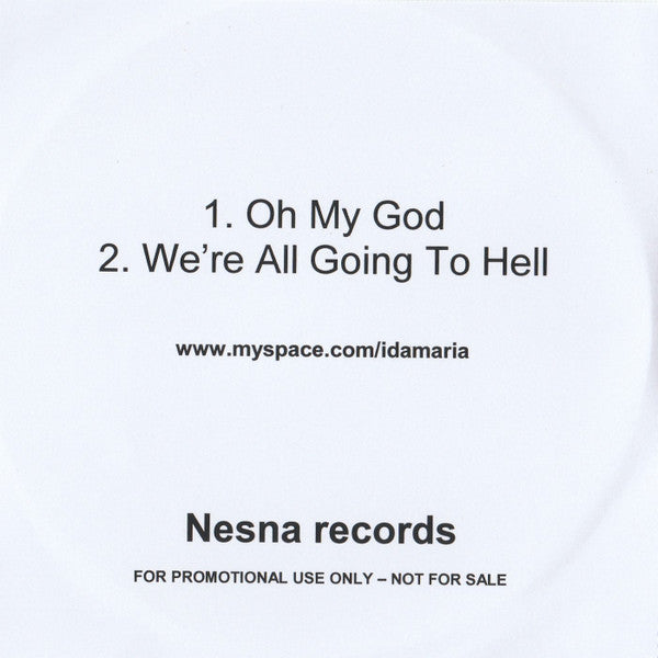 Ida Maria : Oh My God (CDr, Single, Promo)