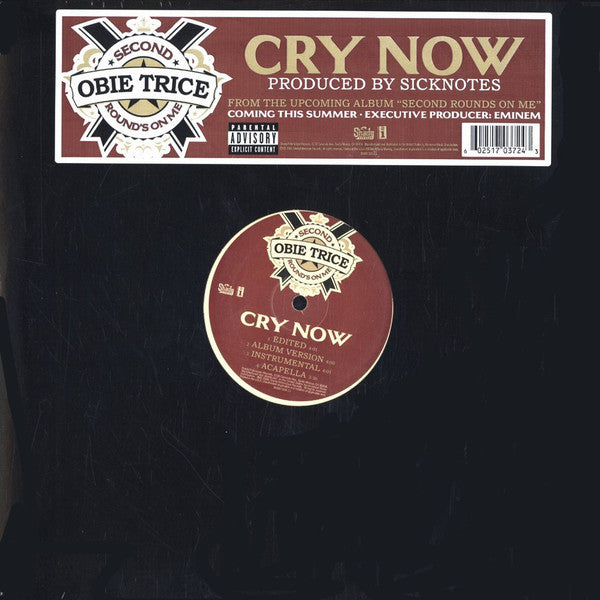 Obie Trice : Cry Now (12", Single)
