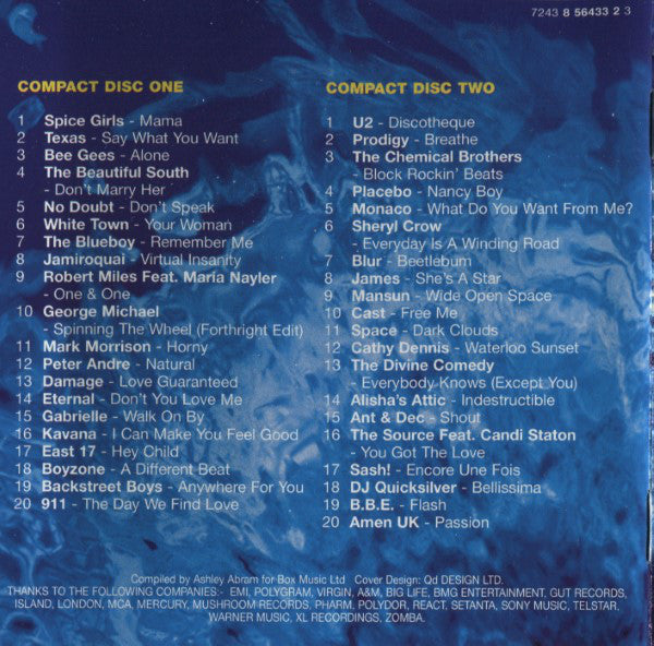 Various : Now That's What I Call Music! 36 (2xCD, Comp)