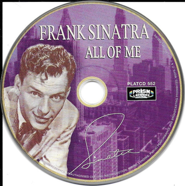 Frank Sinatra : All Of Me (CD, Album, Comp)