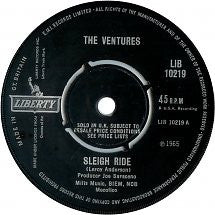 The Ventures : Sleigh Ride (7", Single)