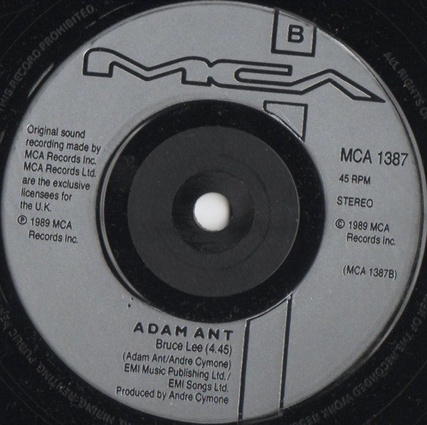 Adam Ant : Room At The Top (7", Single, Inj)