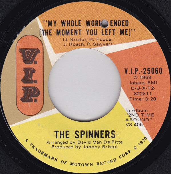 Spinners : We'll Have It Made (7", Single)