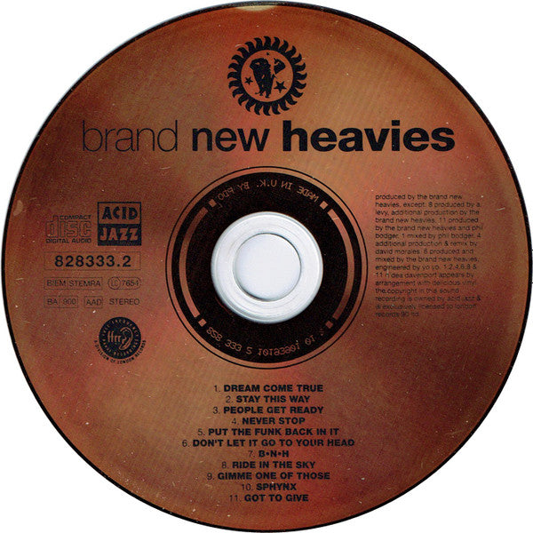 The Brand New Heavies : The Brand New Heavies (CD, Album)
