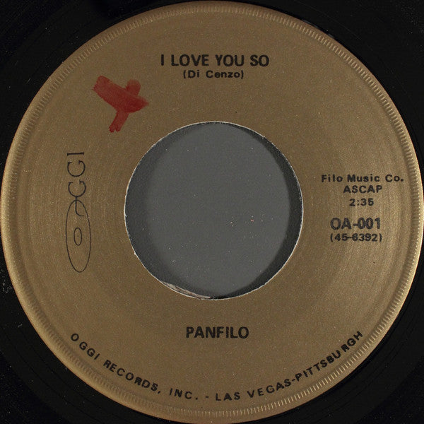 Panfilo (3) : A Touch, A Kiss (7")