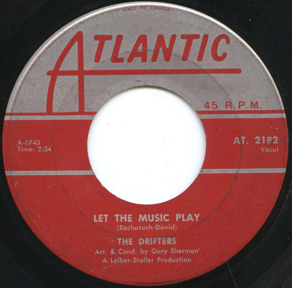 The Drifters : Let The Music Play / On Broadway (7", Single)