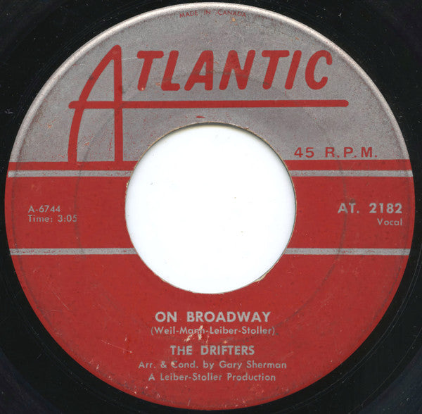 The Drifters : Let The Music Play / On Broadway (7", Single)