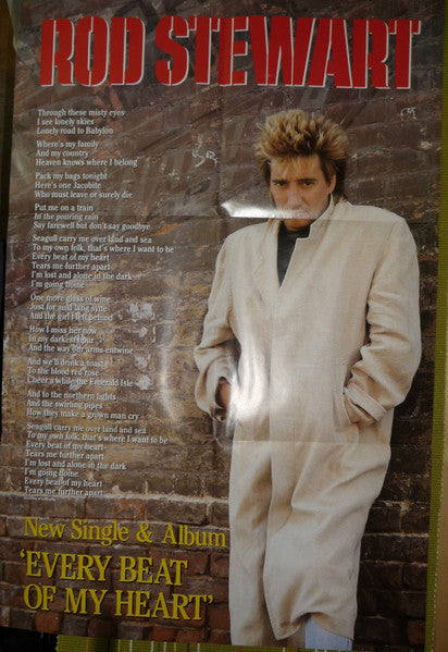 Rod Stewart : Every Beat Of My Heart (Tartan Mix) (12", Single, Pos)