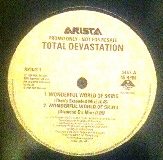 Total Devastation : Wonderful World Of Skins (12", Promo)
