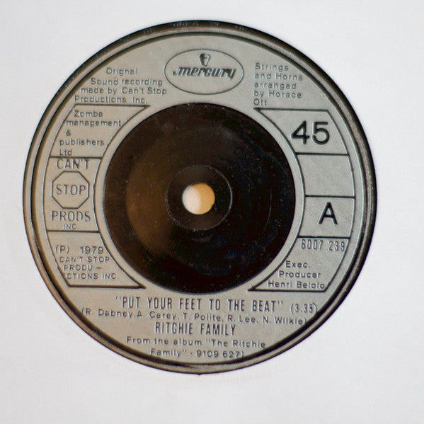 The Ritchie Family : Put Your Feet To The Beat (7", Single)