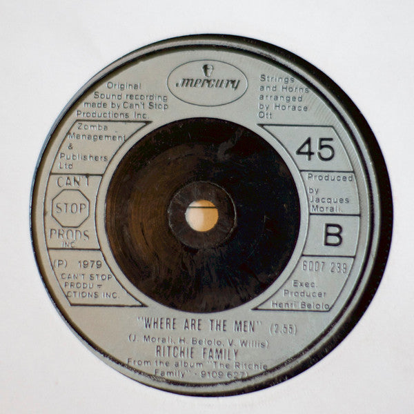 The Ritchie Family : Put Your Feet To The Beat (7", Single)