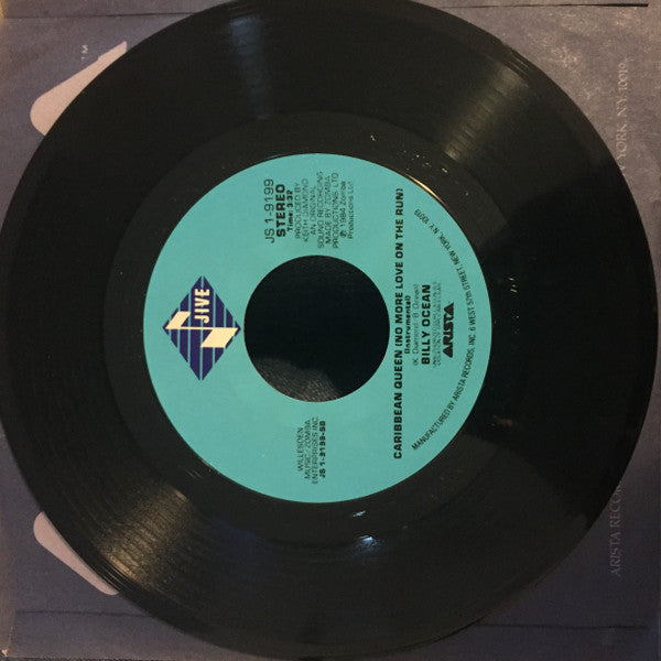 Billy Ocean : Caribbean Queen (No More Love On The Run) (7")