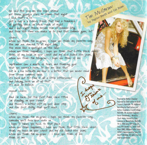 Taylor Swift : Taylor Swift (CD, Album, RE)
