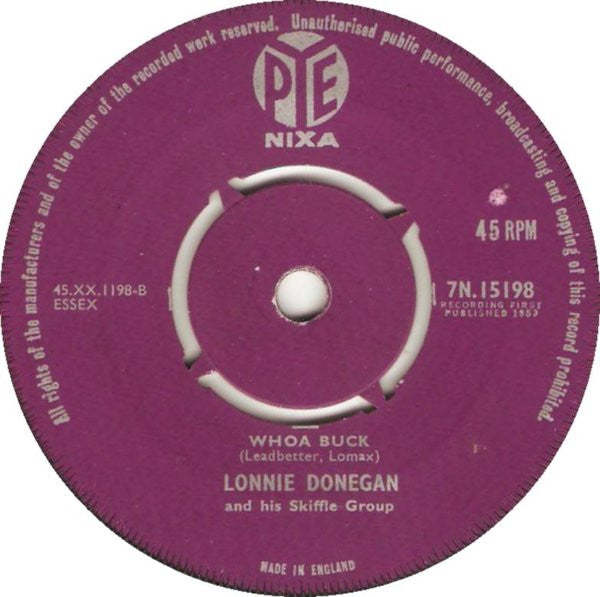 Lonnie Donegan's Skiffle Group : Fort Worth Jail (7", Single)