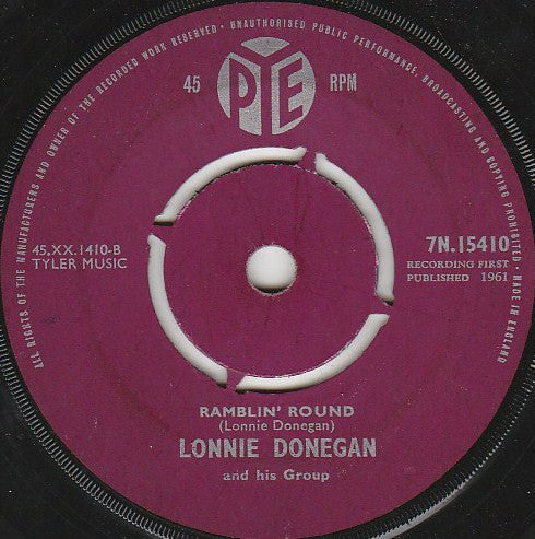 Lonnie Donegan : The Comancheros (7")