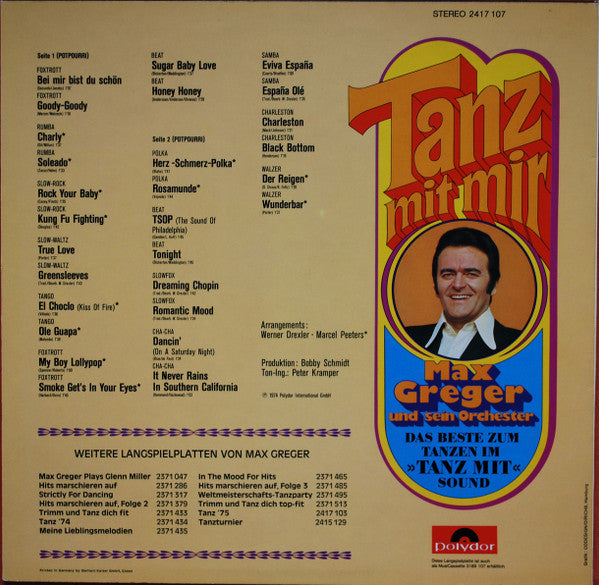 Max Greger Und Sein Orchester : Tanz Mit Mir (LP)