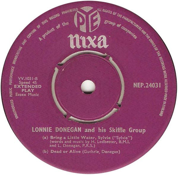 Lonnie Donegan's Skiffle Group : Lonnie Donegan Hit Parade (7", EP)