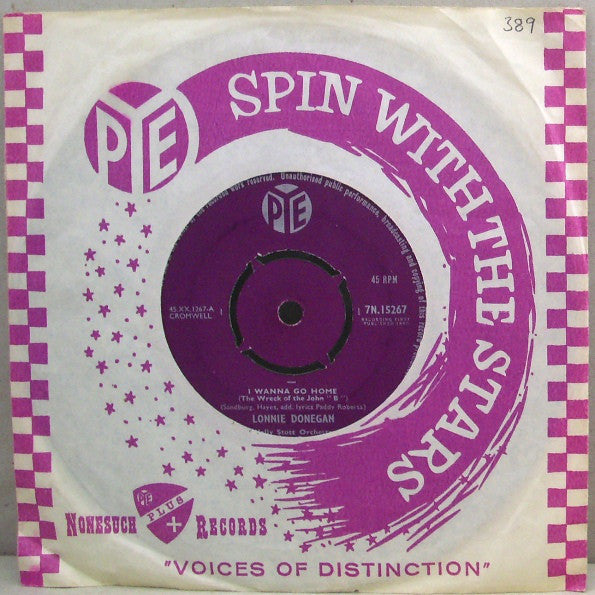 Lonnie Donegan / Lonnie Donegan's Skiffle Group : I Wanna Go Home (The Wreck Of The John "B") / Jimmie Brown The Newsboy (7", Single)