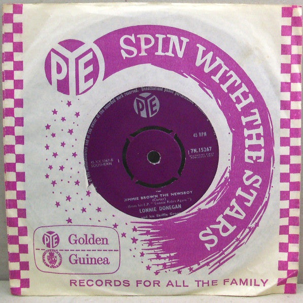Lonnie Donegan / Lonnie Donegan's Skiffle Group : I Wanna Go Home (The Wreck Of The John "B") / Jimmie Brown The Newsboy (7", Single)